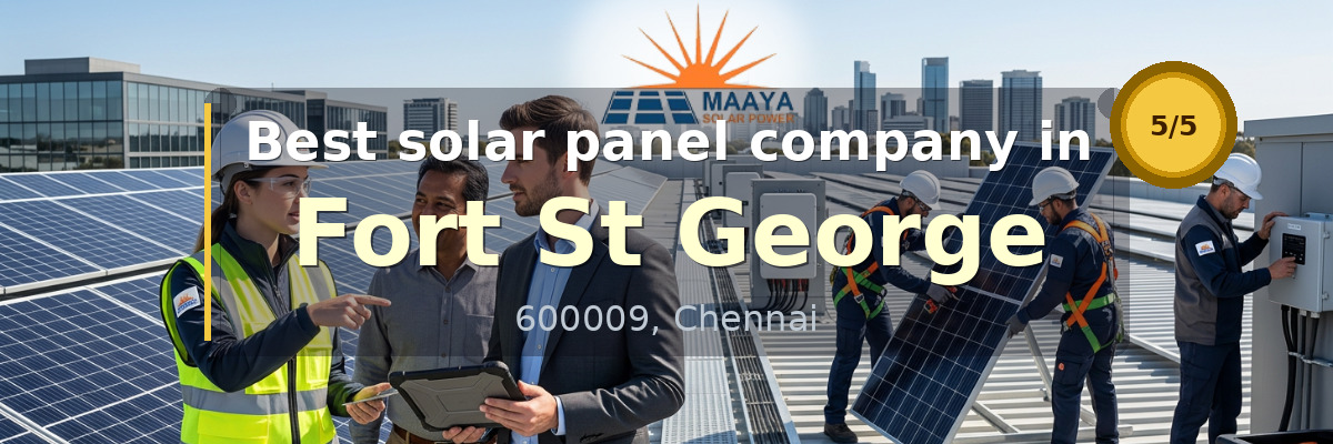 solar panel company in Fort St George Chennai - Maaya Solar Power Tech