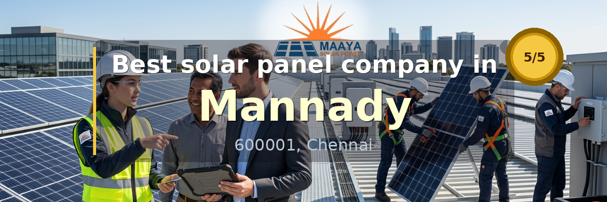 solar panel company in Mannady Chennai - Maaya Solar Power Tech