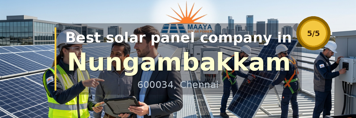 solar panel company in Nungambakkam Chennai - Maaya Solar Power Tech