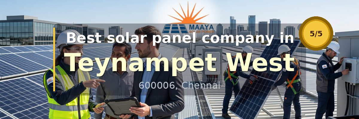 solar panel company in Teynampet West Chennai - Maaya Solar Power Tech