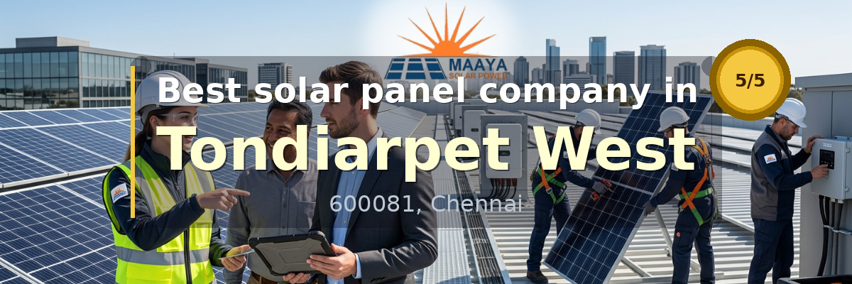 solar panel company in Tondiarpet West Chennai - Maaya Solar Power Tech