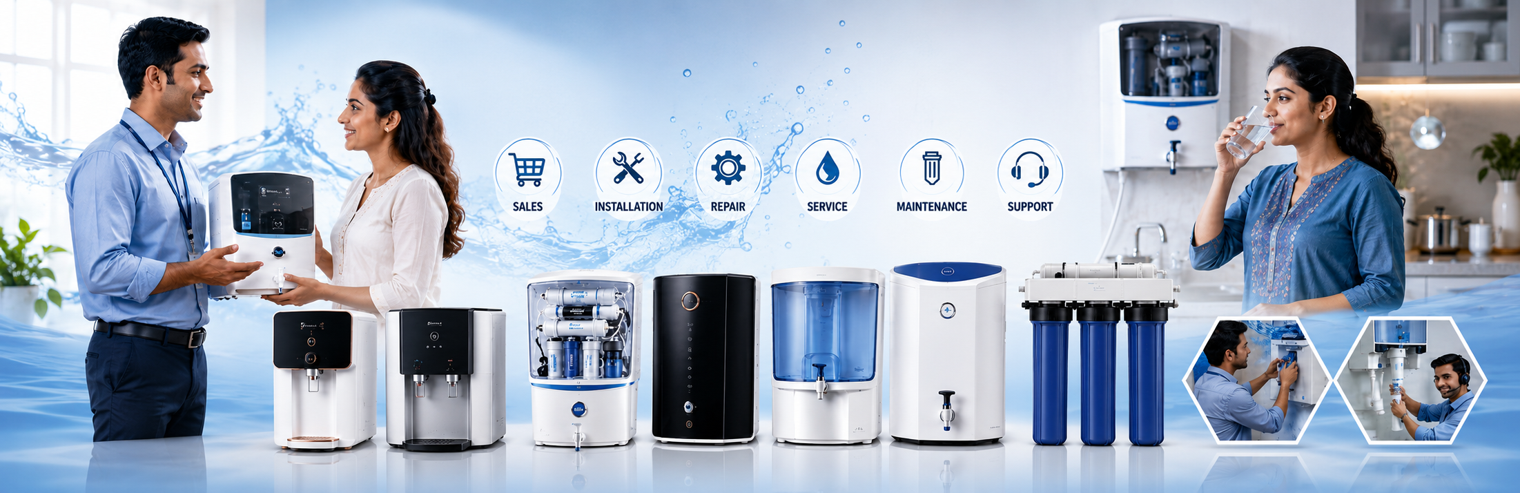 Nivedhan Aqua Cure Systems Water Filter Service in Chennai