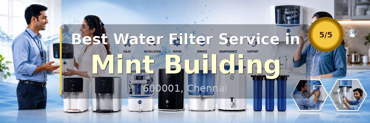 Water Filter Service in Mint Building Chennai - Nivedhan Aqua Cure Systems