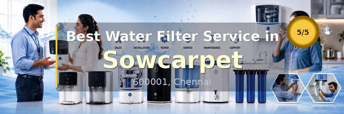 Water Filter Service in Sowcarpet Chennai - Nivedhan Aqua Cure Systems
