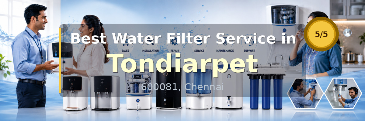 Water Filter Service in Tondiarpet Chennai - Nivedhan Aqua Cure Systems